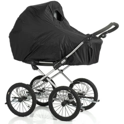 BabyDan Regenschutz Für Kinderwagen Schwarz