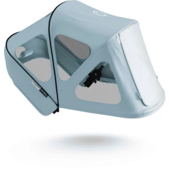 Bugaboo Sonnendach Mit Lüftungsfenstern Breezy Donkey Vapor Blue