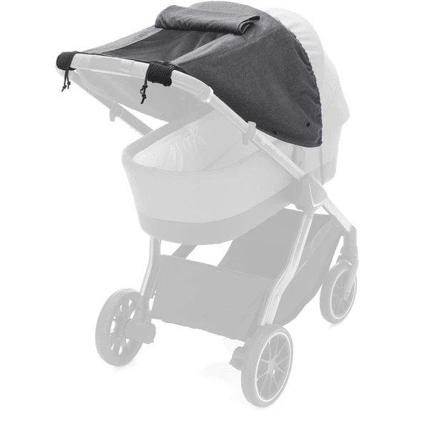 Fillikid Sonnenschutz Deluxe Grau Melange Für Kinderwagen