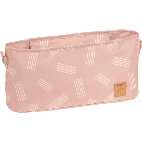 LÄSSIG Kinderwagen Organizer Soft Stripes Rose